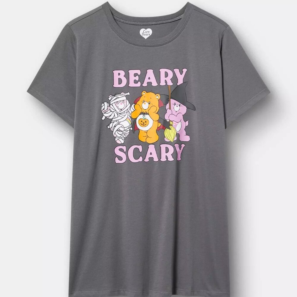 ❤️NWT TORRID TEE CARE BEARS BEARY SCARY HALLOWEEN TOP - 100% COTTON - PLUS SIZE